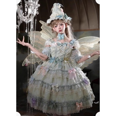 Classical Puppets Gateau de Antoinette Little Butterfly Daily One Piece and JSK(Limited Pre-Order/2 Colours/Full Payment Without Shipping)